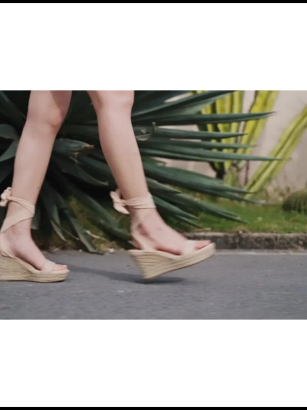 N/A espadrille wedge